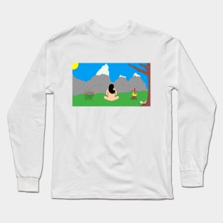 Sweet Naughty Meditation Long Sleeve T-Shirt